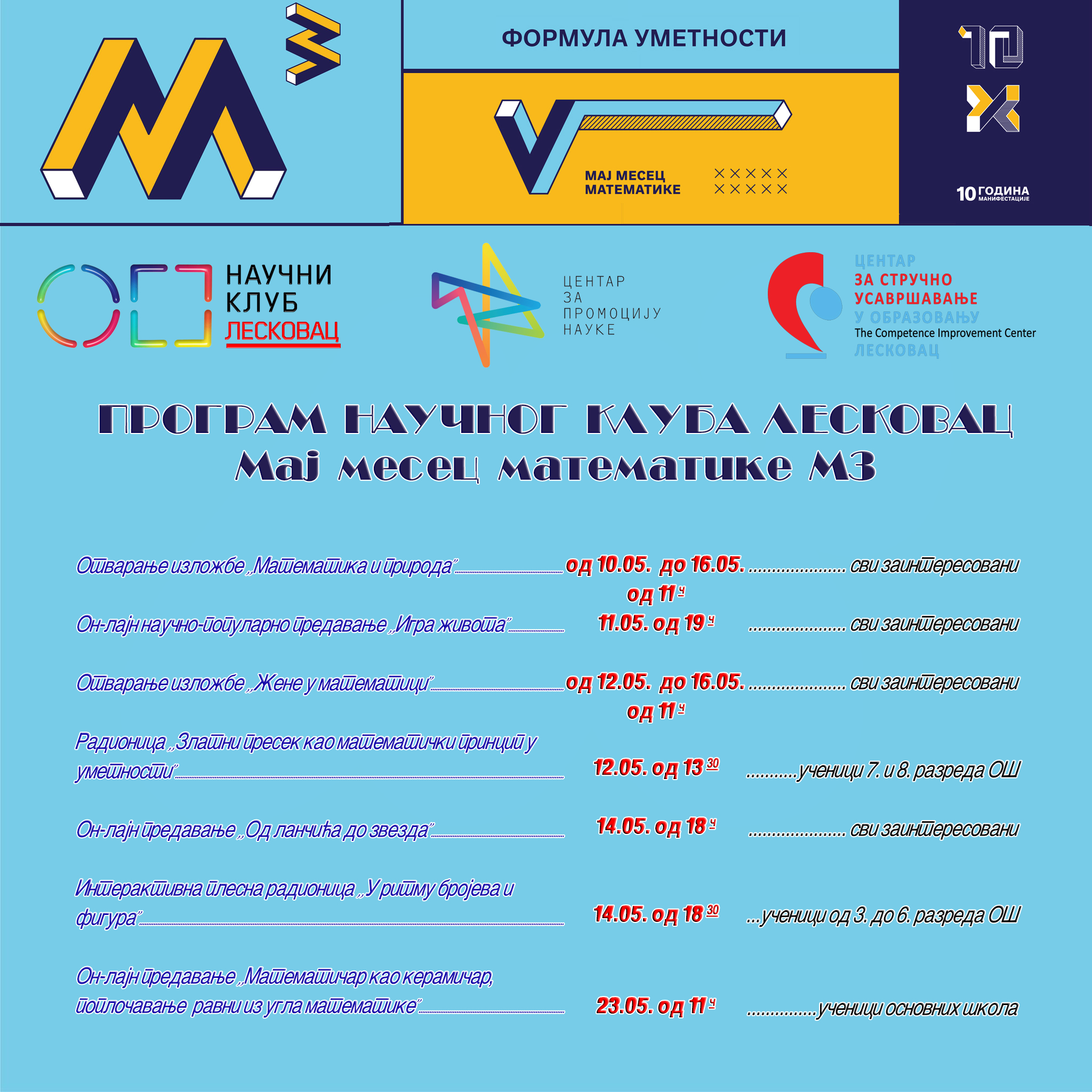M3 2021 program